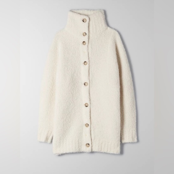 Aritzia Wilfred Oversized Alpaca Cardigan - Picture 3 of 14